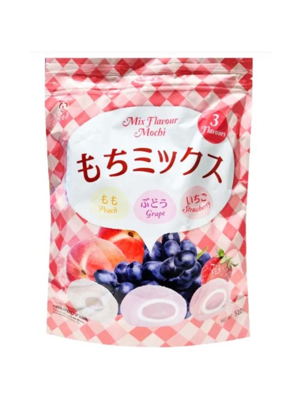Visuel MOCHI MIX PECHE RAISIN FRAISE (510G)