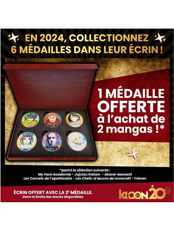 Visuel MEDAILLE JUJUTSU KAISEN + ECRIN (OFFERT SOUS CONDITION)