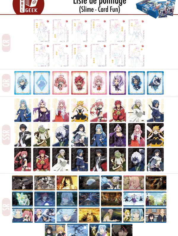 Visuel SLIME - DISPLAY DE 10 BOOSTERS - THAT TIME I GOT REINCARNATED AS A SLIME