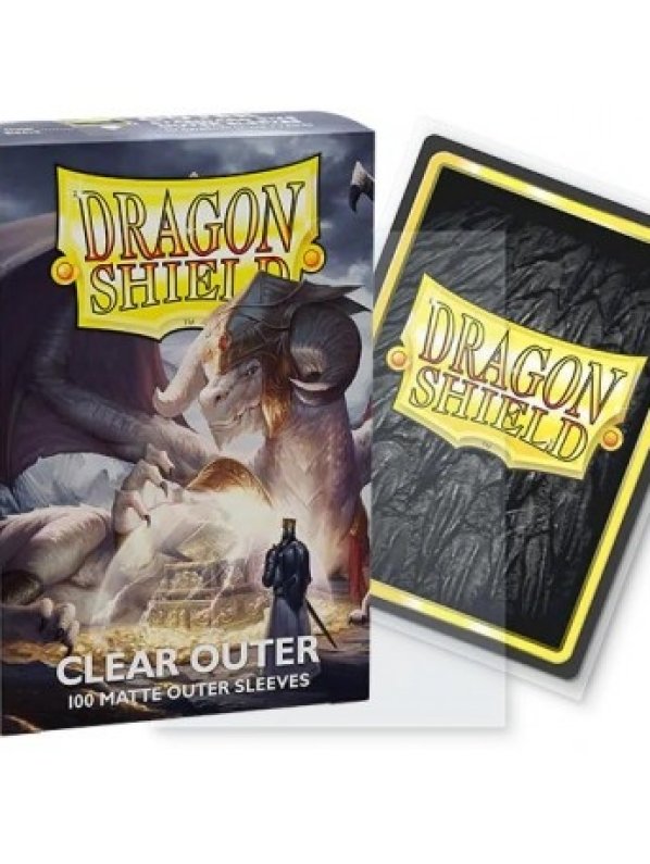 Visuel DRAGON SHIELD - 100 PROTEGE-CARTES STANDARD OUTER MAT - TRANSPARENT