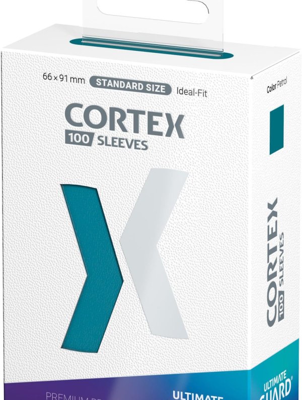 Visuel ULTIMATE GUARD - 100 PROTEGE-CARTES STANDARD CORTEX - BLEU PETROLE