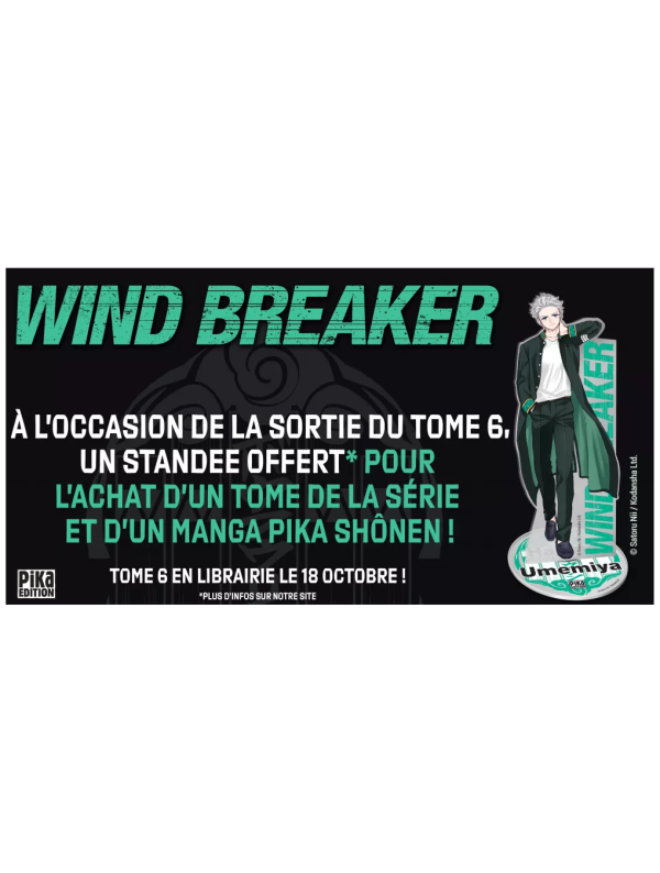 Visuel STAND ACRYLIQUE WIND BREAKER - UMEMIYA (OFFERT SOUS CONDITION)