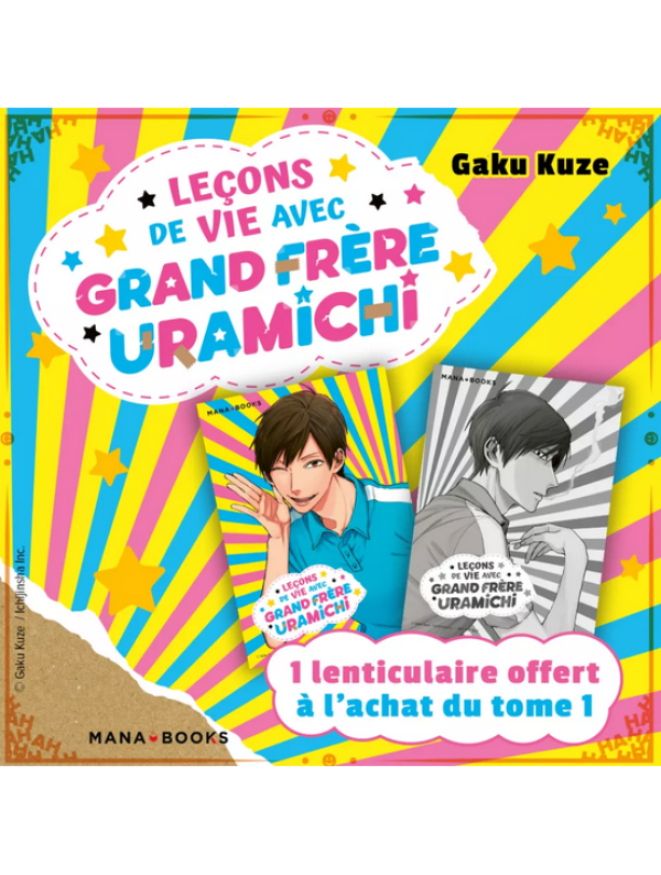 Visuel LENTICULAIRE LECONS DE VIE AVEC GRAND FRERE URAMICHI (OFFERT SOUS CONDITION)