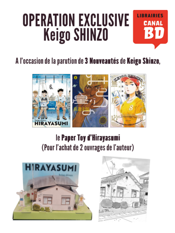 Visuel PAPER TOY HIRAYASUMI (OFFERT SOUS CONDITION)