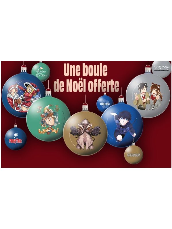 Visuel BOULE DE NOEL PIKA ET NOBINOBI 2024