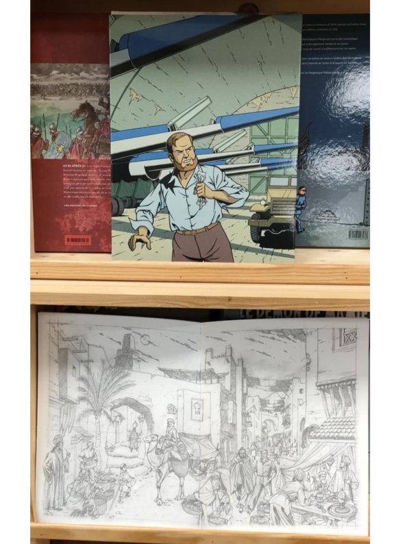 Visuel BLAKE ET MORTIMER - FOURREAU VIDE LE DERNIER ESPADON AVEC CARNET DE CROQUIS - EXCLUSIVITE CANAL BD