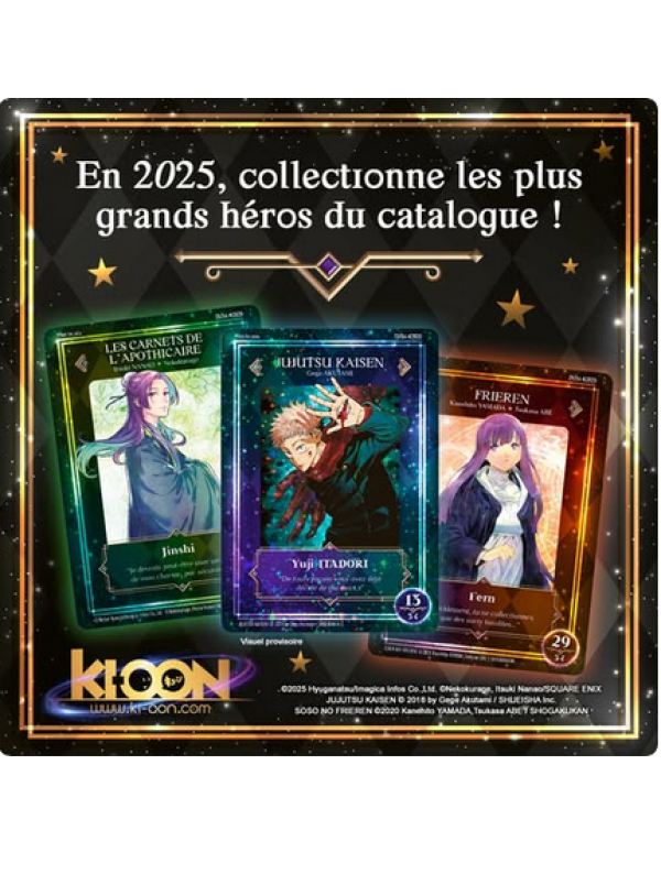 Visuel CARTES A COLLECTIONNER KI-OON ALL STARS PACK N°2