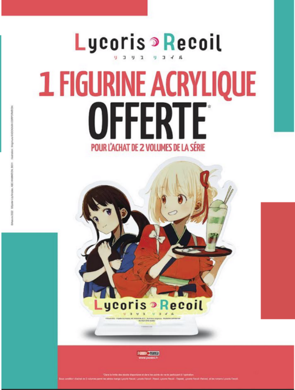 Visuel STAND ACRYLIQUE "LYCORIS RECOIL"