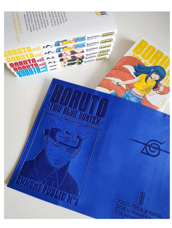Visuel SUR-JAQUETTE EN SIMILI CUIR BORUTO