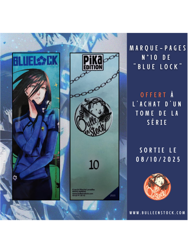 Visuel MARQUE-PAGES BLUE LOCK LUXE N°10