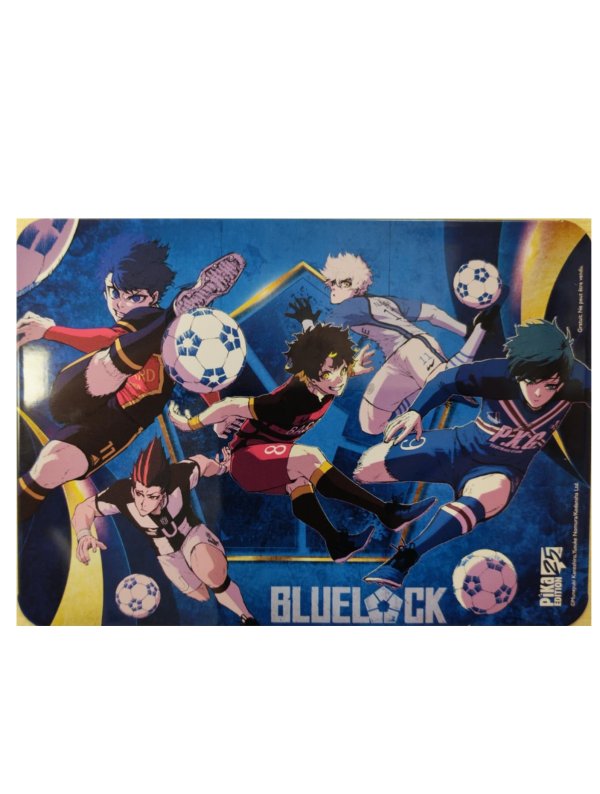 Visuel PLAQUE METAL BLUE LOCK - 25 ANS DE PIKA