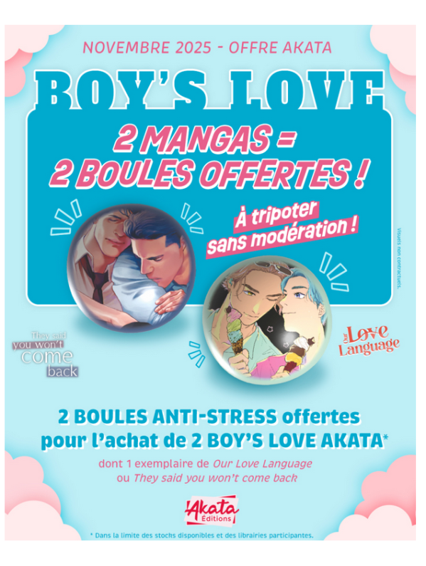 Visuel LOT DE 2 BOULES ANTI-STRESS YAOI AKATA 2025
