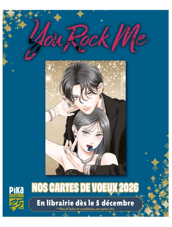 Visuel CARTE DE VOEUX PIKA 2026 (OFFERTE SOUS CONDITION) YOU ROCK ME