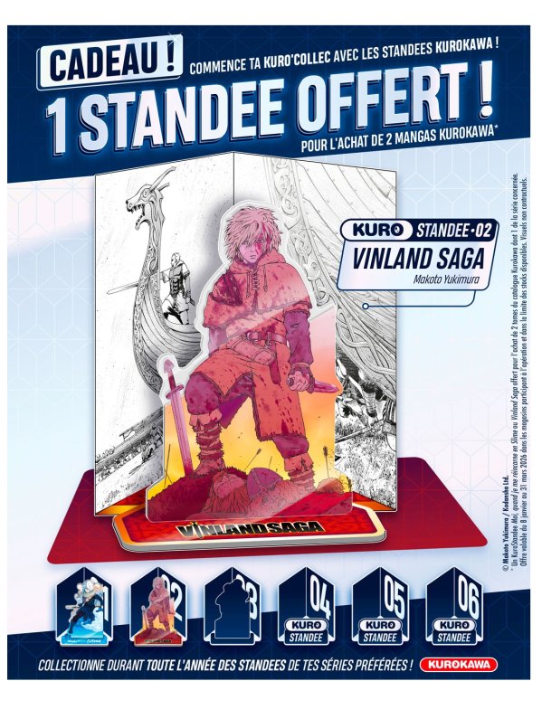 Visuel STANDEE ACRYLIQUE  N&deg;2 - VINLAND SAGA