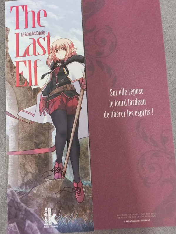Visuel MARQUE-PAGE THE LAST ELF - LE SALUT DES ESPRITS