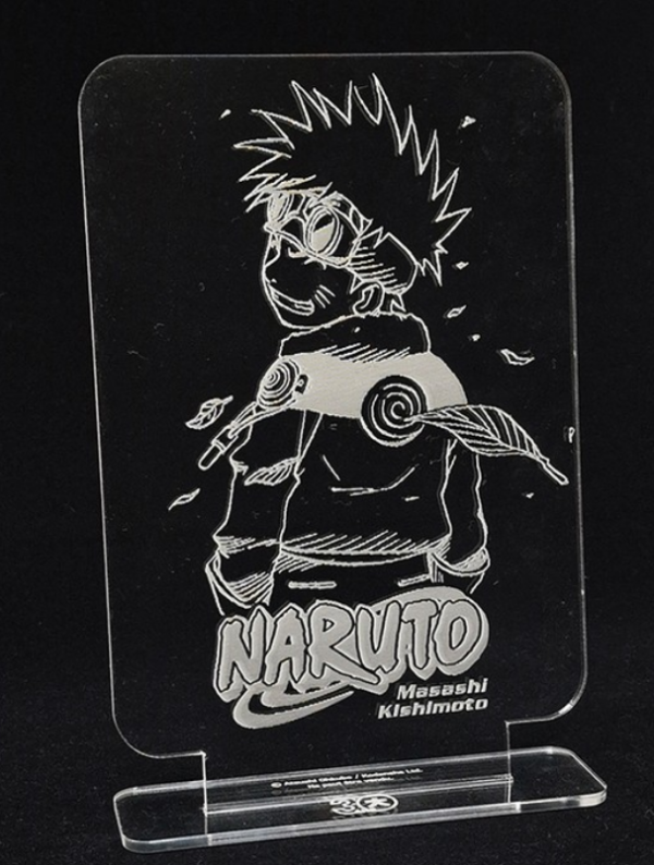 Visuel PLAQUE ACRYLIQUE GRAVEE - NARUTO (30 ANS KANA)