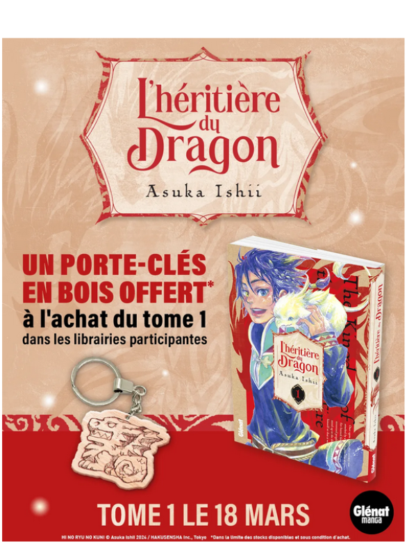 Visuel PORTE-CLES EN BOIS L'HERITIERE DU DRAGON