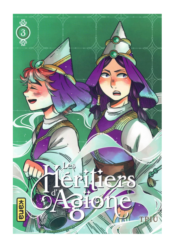 Visuel LES HERITIERS D'AGIONE T3 AVEC JAQUETTE ALTERNATIVE