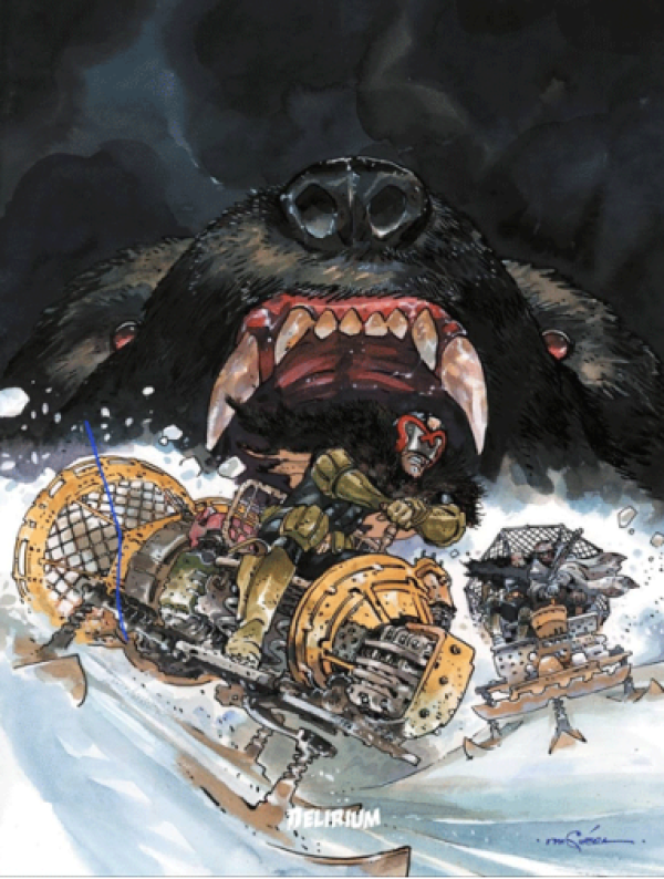 Visuel JUDGE DREDD FUREUR PRIMITIVE - TIRAGE LIMITEE CSA