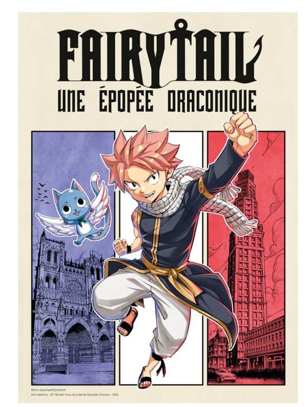 Visuel AFFICHE LUXE 30ES RDVBD - FAIRY TAIL - NUMEROTEE A 400 EX - 50X70CM
