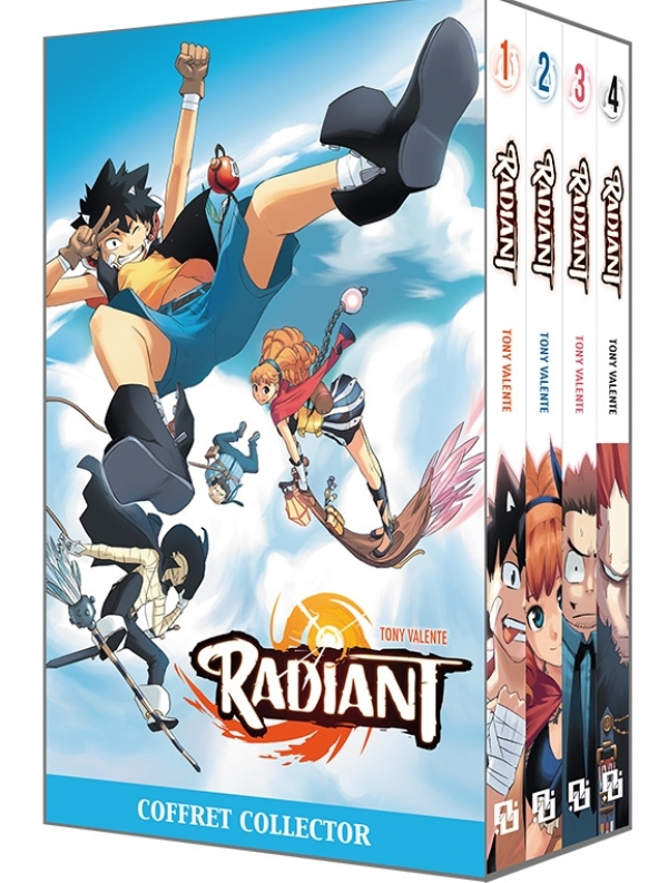Visuel RADIANT COFFRET 01 (T01 à T04 + Poster)