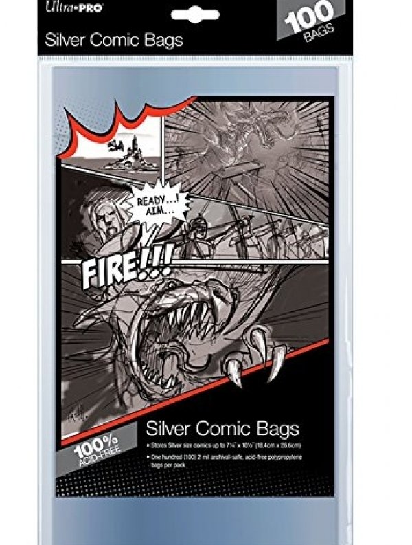 Visuel COMICS BAGS SILVER SIZE 