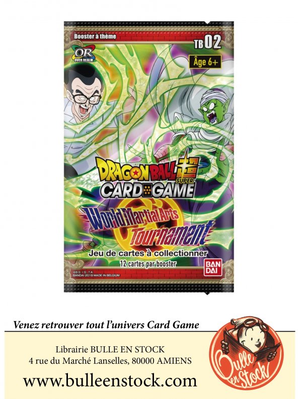Bulle en Stock DRAGON BALL CARD GAME TB02 WORLD MARTIAL ART TOURNAMENT