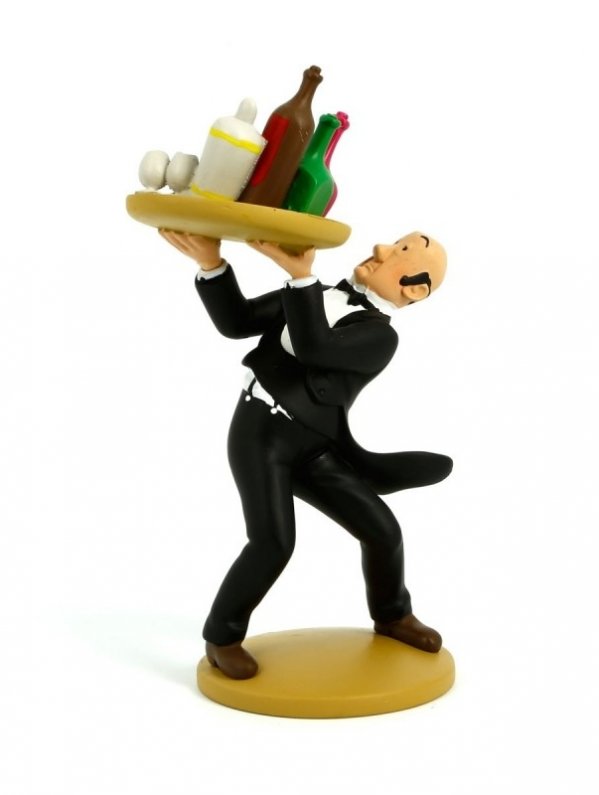 Visuel TINTIN - NESTOR PLATEAU - FIGURINE RESINE
