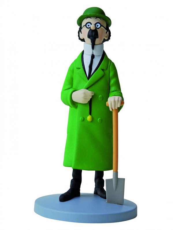 Visuel TINTIN - TOURNESOL A LA BECHE - FIGURINE RESINE