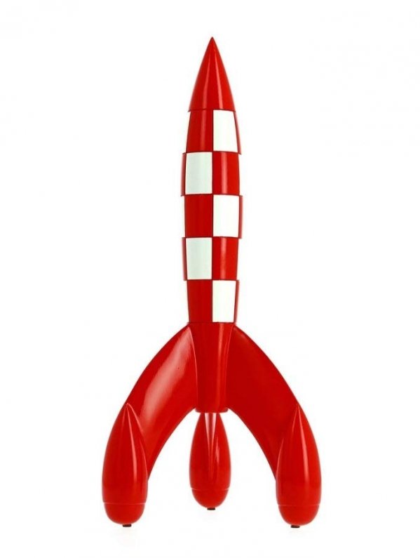Visuel TINTIN - FUSEE 30 (RESINE)