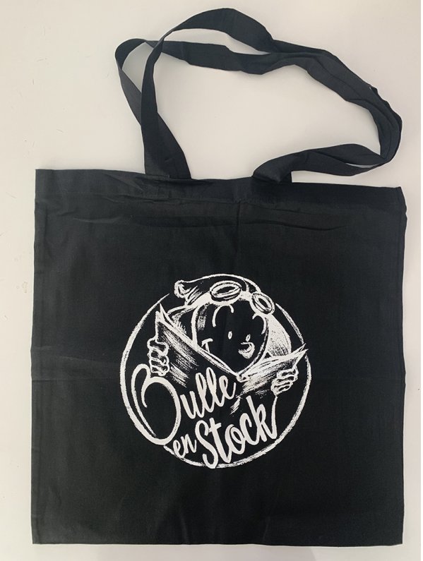Visuel TOTE BAG BULLE EN STOCK - NOIR -