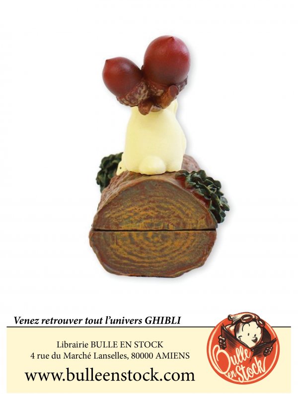 Visuel GHIBLI - BOITE DE RANGEMENT TOTORO BLANC SUR RONDIN
