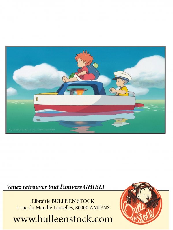 Visuel PONYO SUR LA FALAISE DIGIGRAPHIE SUR BOIS