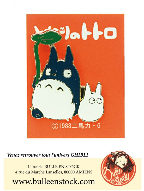 Visuel Mon voisin Totoro pin's Big & Middle Totoro Feuille