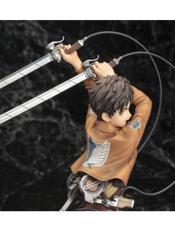 Visuel ATTAQUE DES TITANS STATUETTE PVC ARTFX J 1/8 EREN YEAGER RENEWAL PACKAGE VER. 26 CM