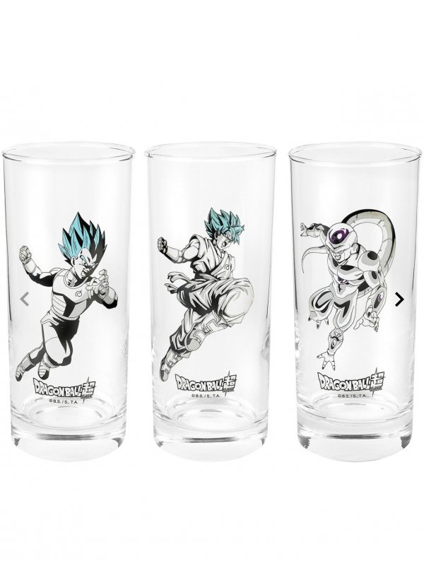 Visuel DRAGON BALL SUPER - SET DE 3 VERRES - REF: ABYVER138