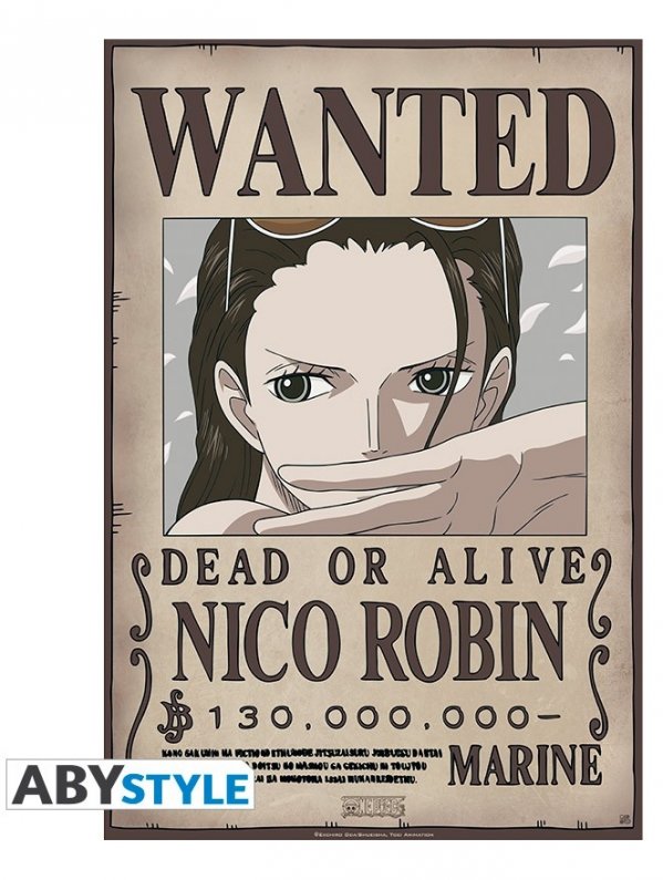 Visuel ONE PIECE - POSTER "WANTED ROBIN NEW"