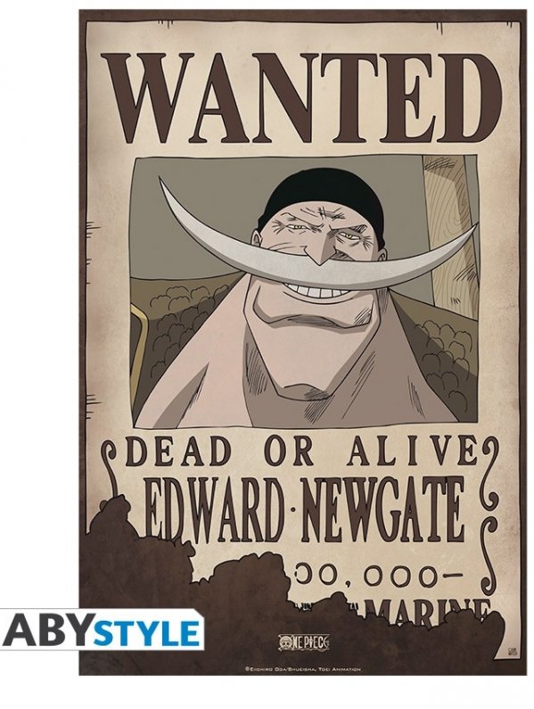 Visuel ONE PIECE - POSTER "WANTED EDWARD NEWGATE"