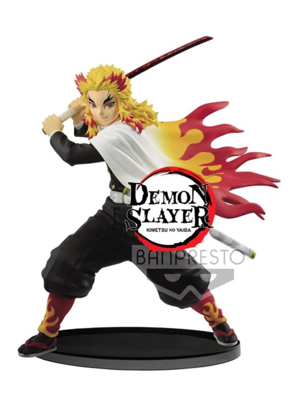 Visuel Demon Slayer Kimetsu No Yaiba Vibration Stars Kyojuro Rengoku 15cm / Ref : BAN16801