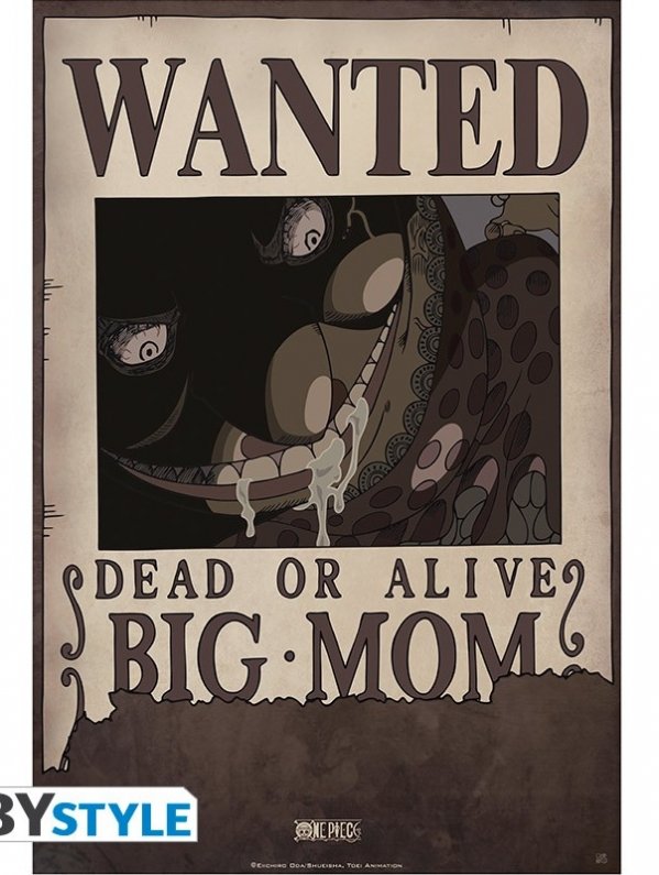 Visuel ONE PIECE POSTER WANTED BIG MOM