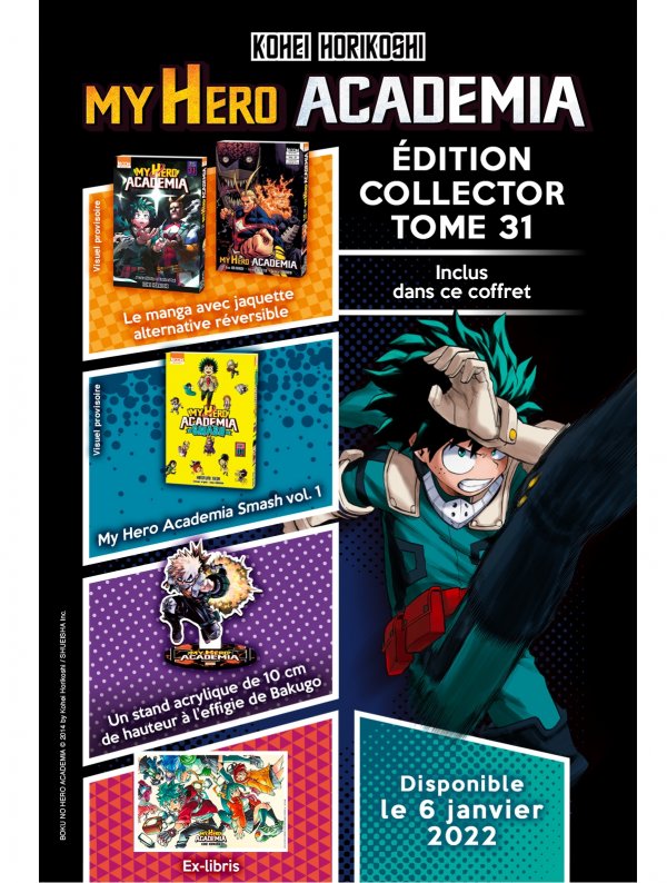 Visuel MY HERO ACADEMIA T31 - EDITION COLLECTOR