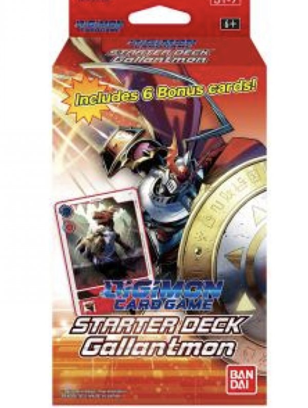 Visuel DIGIMON CARD GAME JCC - STARTER DECK 7 GALLANTMON (EN)