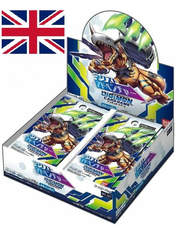 Visuel DIGIMON BT07 CARD GAME JCC - DISPLAY Next Adventure (DISPLAY X24 BOOSTER) EN