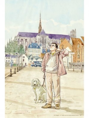 AFFICHE TANIGUCHI CATHEDRALE AMIENS