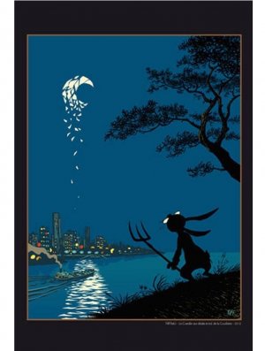 AFFICHE LA CAROTTE AUX ÉTOILES (CONTOUR NOIR)