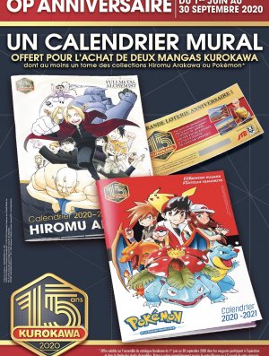 FULLMETAL ALCHEMIST OP CALENDRIER  2020/2021 (OFFERT SOUS CONDITION) - Copie - Copie