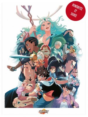 RADIANT AFFICHE NUMEROTÉE ET SIGNÉE