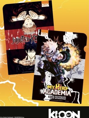 CLEARFILE MY HERO ACADEMIA X JUJUTSU KAISEN   (OFFERT SOUS CONDIITON)