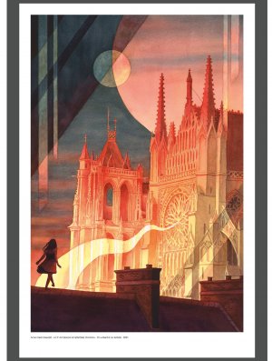 AFFICHE 800 ANS CATHÉDRALE AMIENS - GIRAUDET