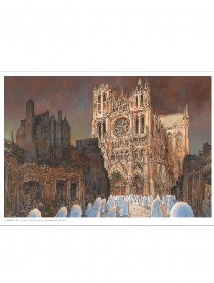 AFFICHE 800 ANS CATHÉDRALE AMIENS - DE CRECY